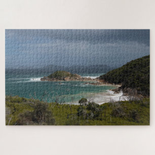 Puzzle Tormenta y paisaje de bahía espectacular, 1014 pie