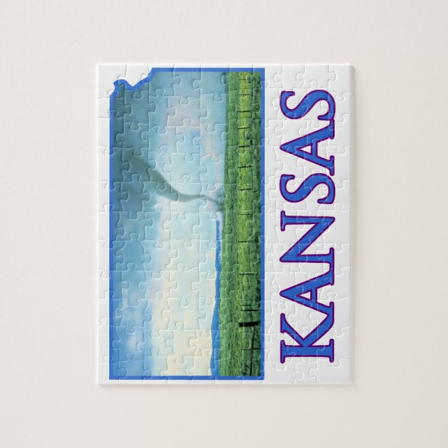 Puzzle Tornado de Kansas (Vertical)
