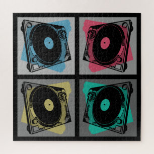 Puzzle Tornamesas de Arte Pop Retro