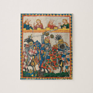 Puzzle Torneo medieval, siglo XIV