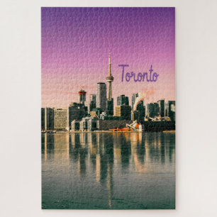 Puzzle Toronto Capital de Ontario Canada City Skyline