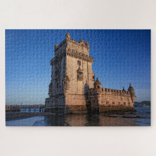 Puzzle Torre Belem al atardecer en Lisboa, Portugal