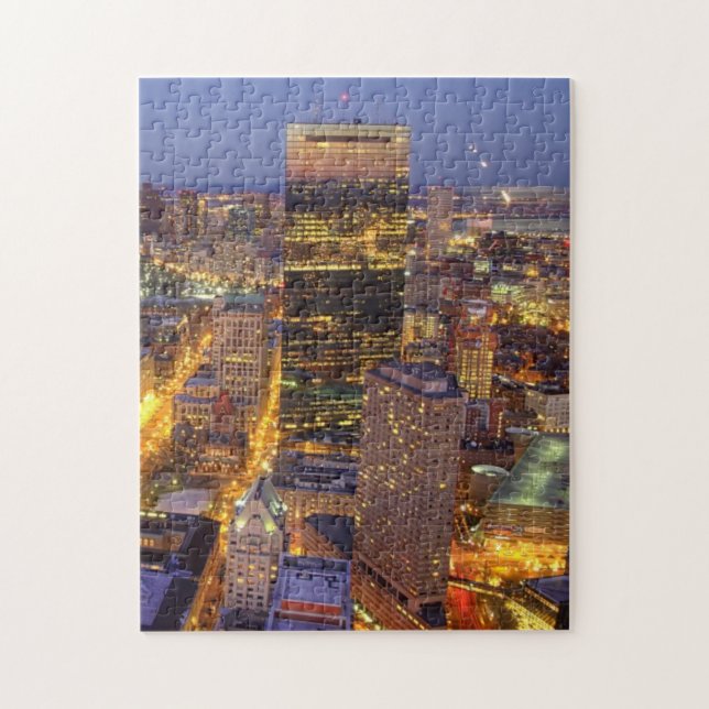 Puzzle Torre céntrica de Boston y de Hancock (Vertical)