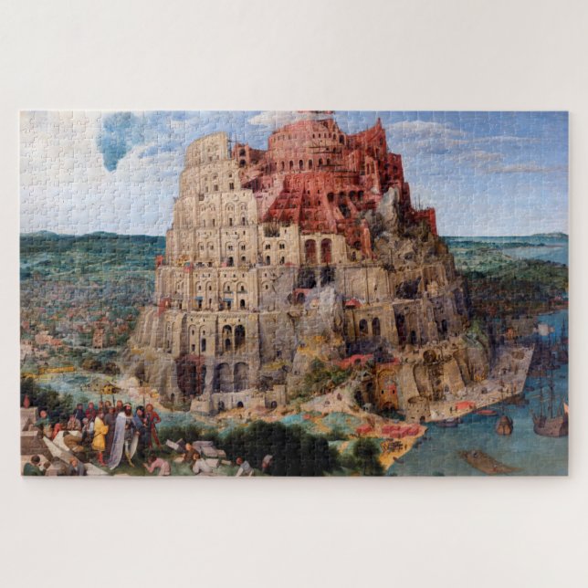 Puzzle Torre de Babel, Pieter Bruegel el mayor (Horizontal)