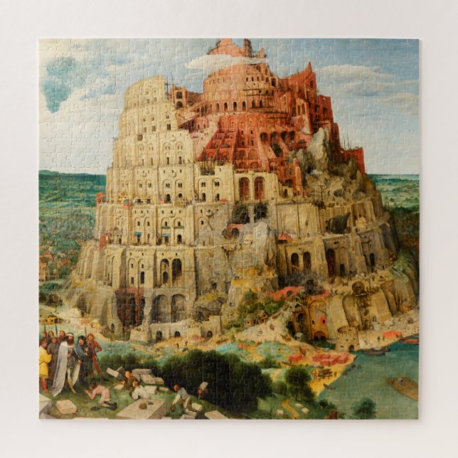 Puzzle Torre de Babel por Peter Bruegel el mayor (Vertical)