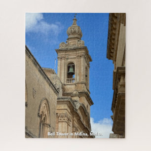 Puzzle Torre de la campana en Mdina, Malta.