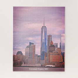Puzzle Torre de la Libertad Manhattan paisaje de la ciuda