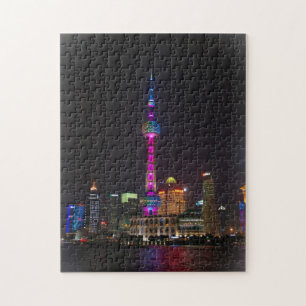 Puzzle Torre de la Perla Oriental - Shanghai - 11x14 - 25