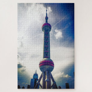 Puzzle Torre de la Perla Oriental - Shanghai China - 20x3