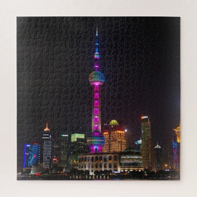Puzzle Torre de la Perla - Shanghai, China - 20x20 - 676  (Vertical)