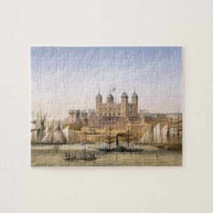 Puzzle Torre de Londres, c.1862 (litho del color)