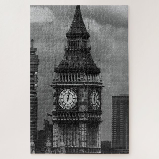 Puzzle Torre de postales de Londres Inglaterra Vieja Gran (Vertical)