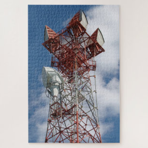 Puzzle Torre de telecomunicaciones de microondas