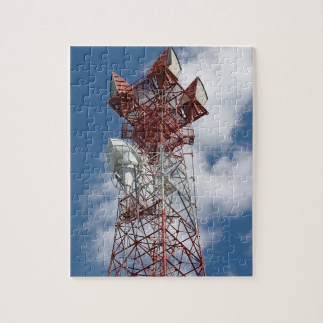Puzzle Torre de telecomunicaciones de microondas (Vertical)