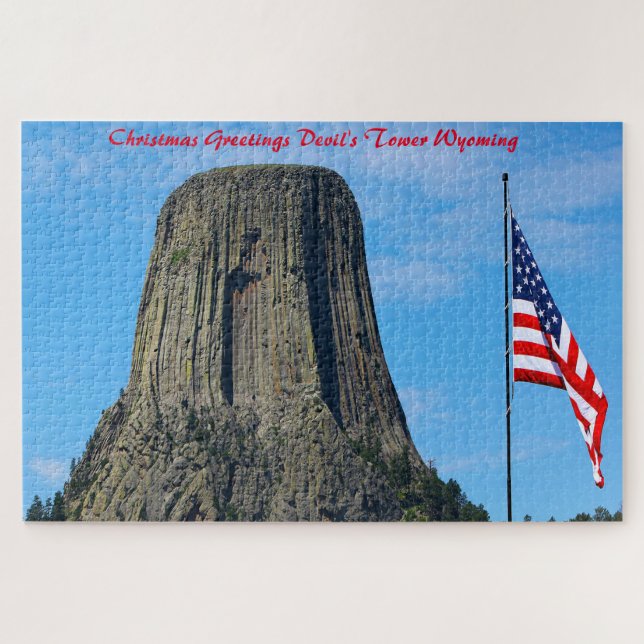Puzzle Torre del Diablo Wyoming. (Horizontal)