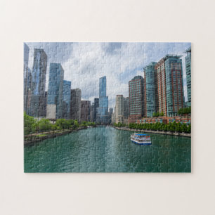 Puzzle Torre del río Chicago y del triunfo