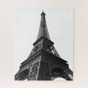 Puzzle Torre Eiffel Blanca y Negra Viaje Europeo de París