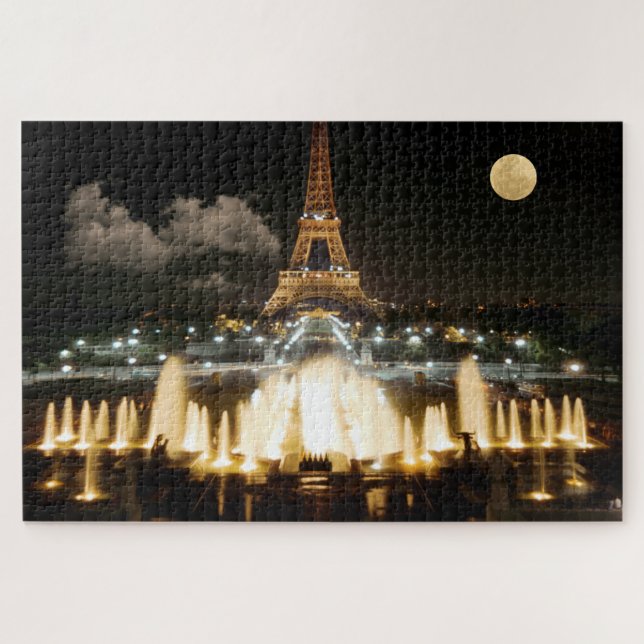 Puzzle Torre Eiffel de Noche. (Horizontal)