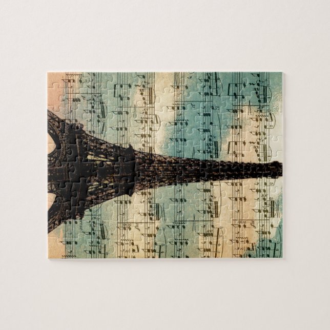Puzzle Torre Eiffel de París (Horizontal)