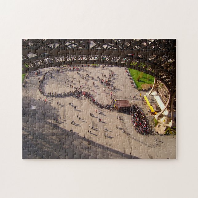 Puzzle Torre Eiffel de París. (Horizontal)