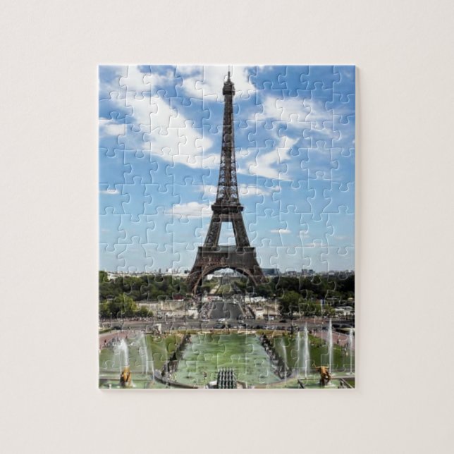 Puzzle Torre Eiffel de París - obra clásica (Vertical)