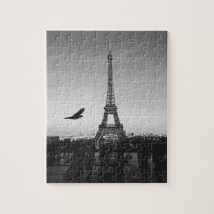 Puzzle Torre Eiffel en blanco y negro
