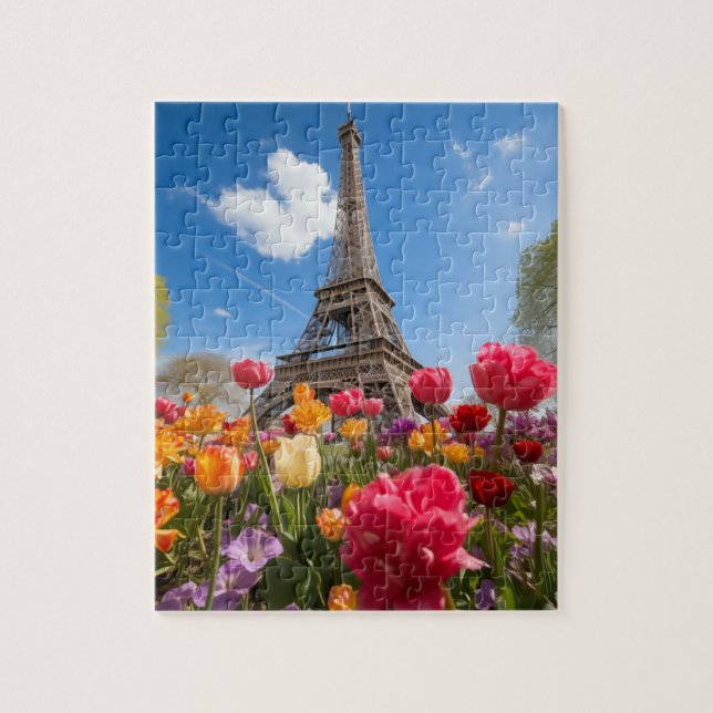 Puzzle Torre Eiffel en París (Vertical)