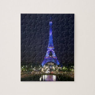 Puzzle Torre Eiffel (luces azules)