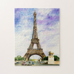 Puzzle Torre Eiffel París.