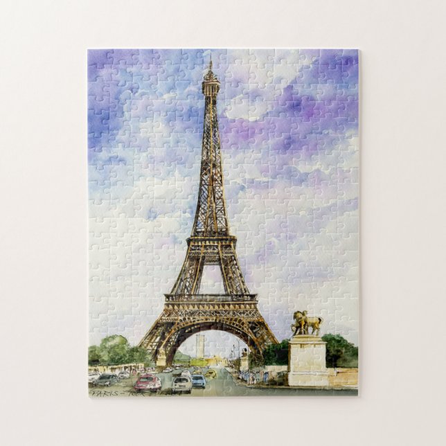 Puzzle Torre Eiffel París. (Vertical)
