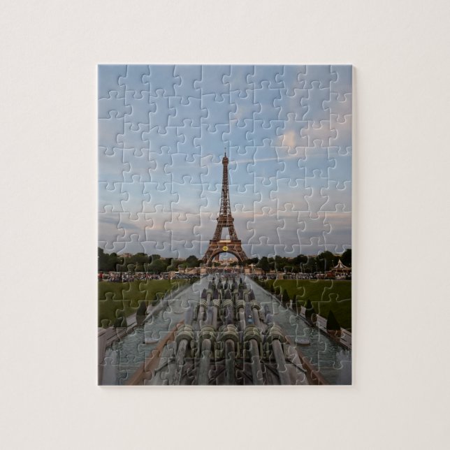 Puzzle Torre Eiffel - París - 8x10 - 110 pcs (Vertical)
