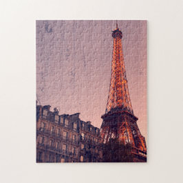 Puzzle Torre Eiffel - París estilo retro - 11x14 - 252 pc
