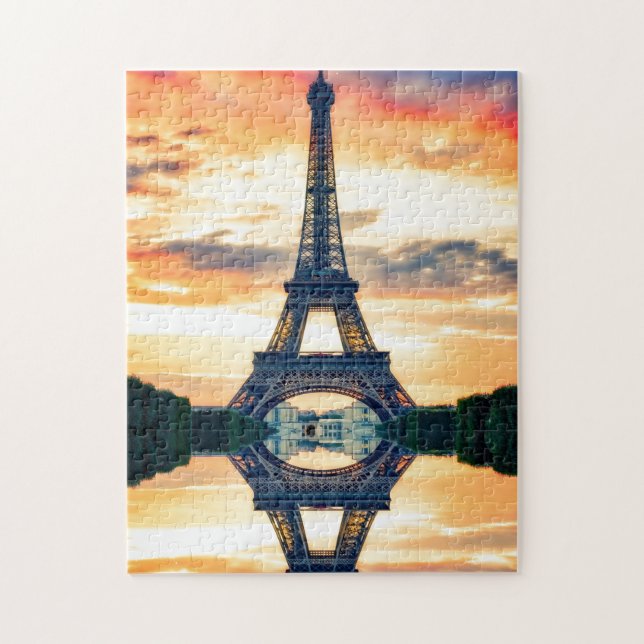 Puzzle Torre Eiffel París Europa Foto de viaje (Vertical)