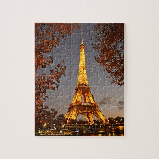 Puzzle Torre Eiffel - París - Francia - 8x10 - 110 pc (Vertical)