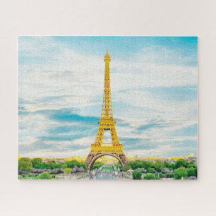 Puzzle Torre Eiffel París Francia Pintura Europa