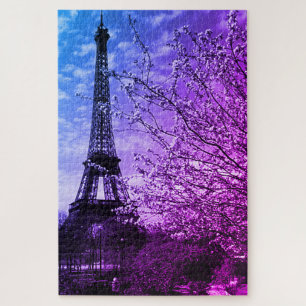 Puzzle Torre Eiffel París Francia Vintage