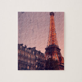 Puzzle Torre Eiffel - Paris Retro Style - 8x10 - 110 pcs.