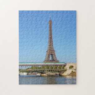 Puzzle Torre Eiffel y puente Bir-hakeim - París, Francia