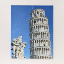 Puzzle Torre inclinada de la estatua de la fuente de Pisa