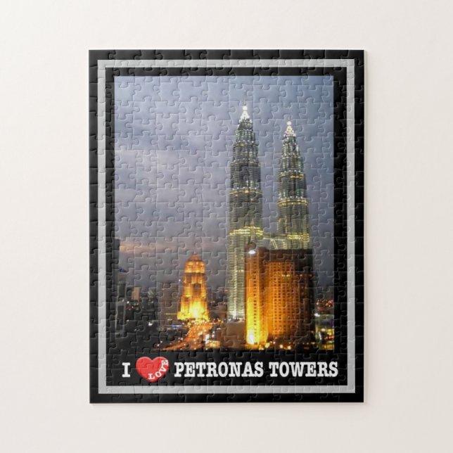 Puzzle Torre Petronas - Kuala Lumpur - Malasia - Me encan (Vertical)