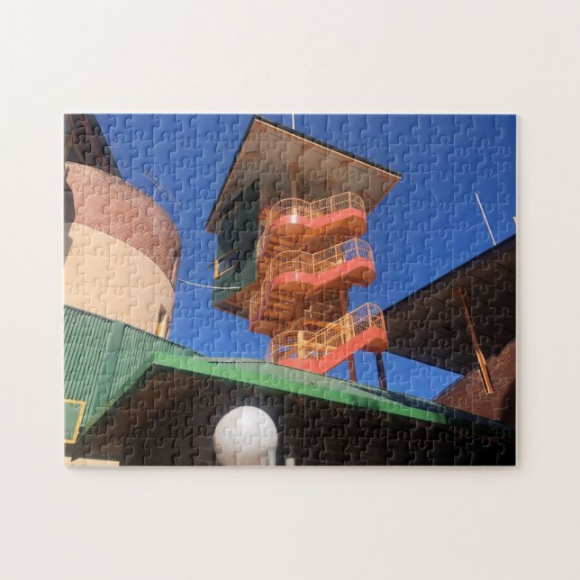 Puzzle torre retro (Horizontal)