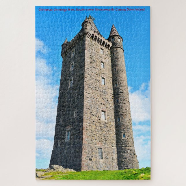 Puzzle Torre Scrabo del condado de Newtownards en Irlanda (Vertical)