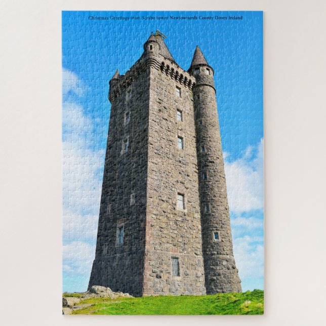 Puzzle Torre Scrabo del condado de Newtownards en Irlanda (Vertical)