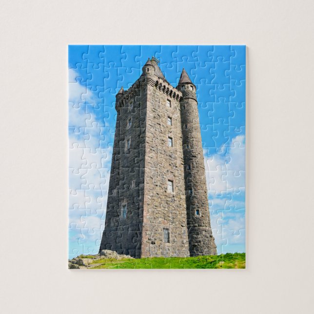 Puzzle Torre Scrabo del condado de Newtownards en Irlanda (Vertical)