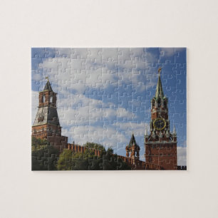Puzzle Torre Spasskaya en la Plaza Roja, Moscú, Rusia