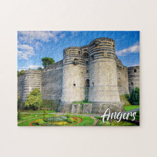 Puzzle Torres de Angers, Angers, Francia