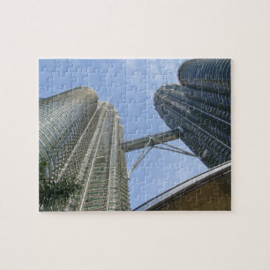 Puzzle torres de petronas altas