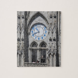 Puzzle Torres de reloj en la Basílica Nacional, Ecuador