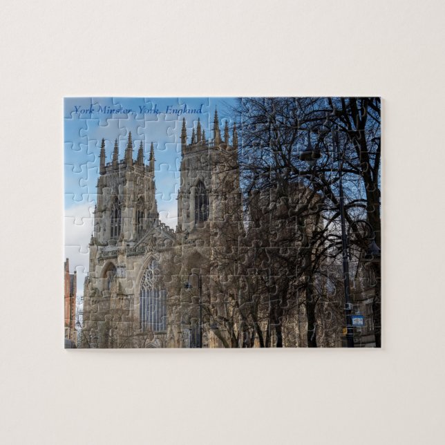 Puzzle Torres del ministro de York, Inglaterra, rompecabe (Horizontal)