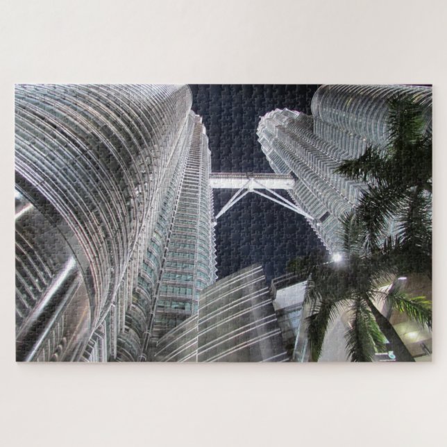 Puzzle torres gemelas petronas altas (Horizontal)